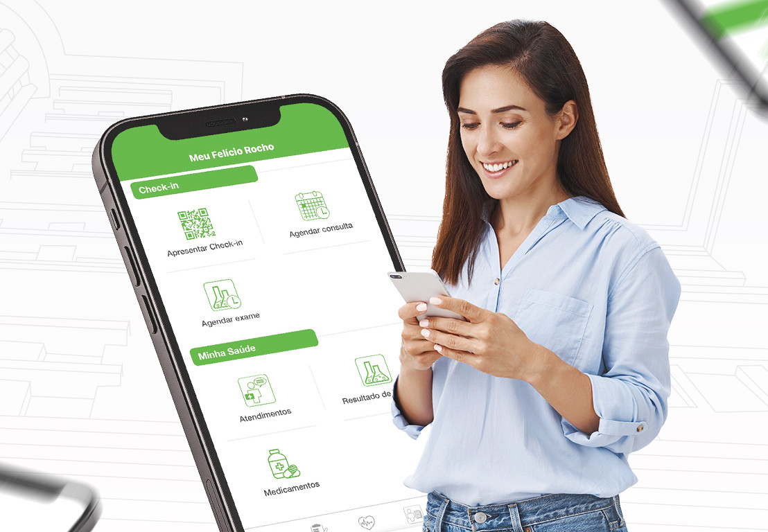 App Meu Felício Rocho: Excelência em saúde na palma da sua mão!