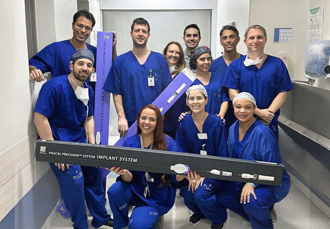 Procedimento inédito com dispositivo Pascal trata Insuficiência Mitral em pacientes de alto risco