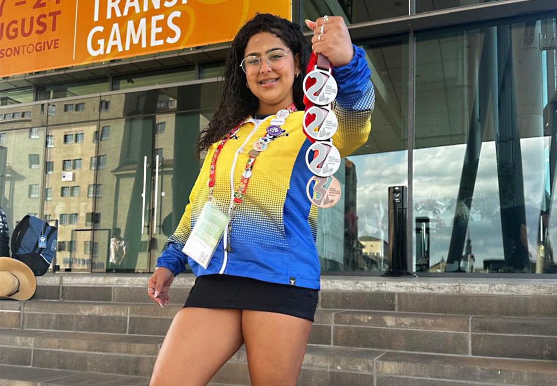 Nadadora transplantada no Felício Rocho conquista quatro medalhas em competição internacional